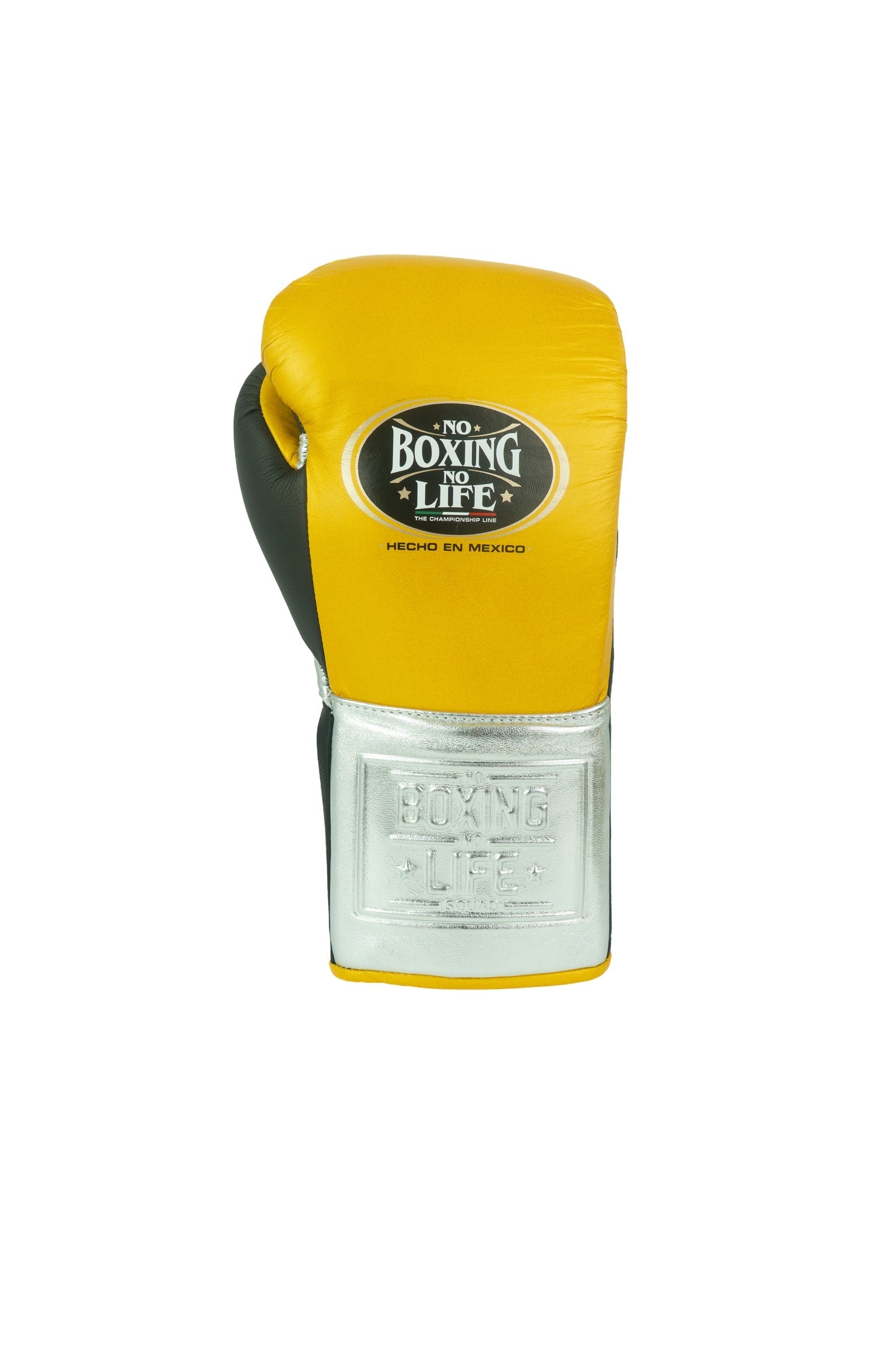 Customizable Yellow and Silver No Boxing No Life Boxing Gloves, No Boxing No Life Lace Up Boxing Gloves, Christmas Gift for Men's and Women's, Thanksgiving Gifts for Him and Her