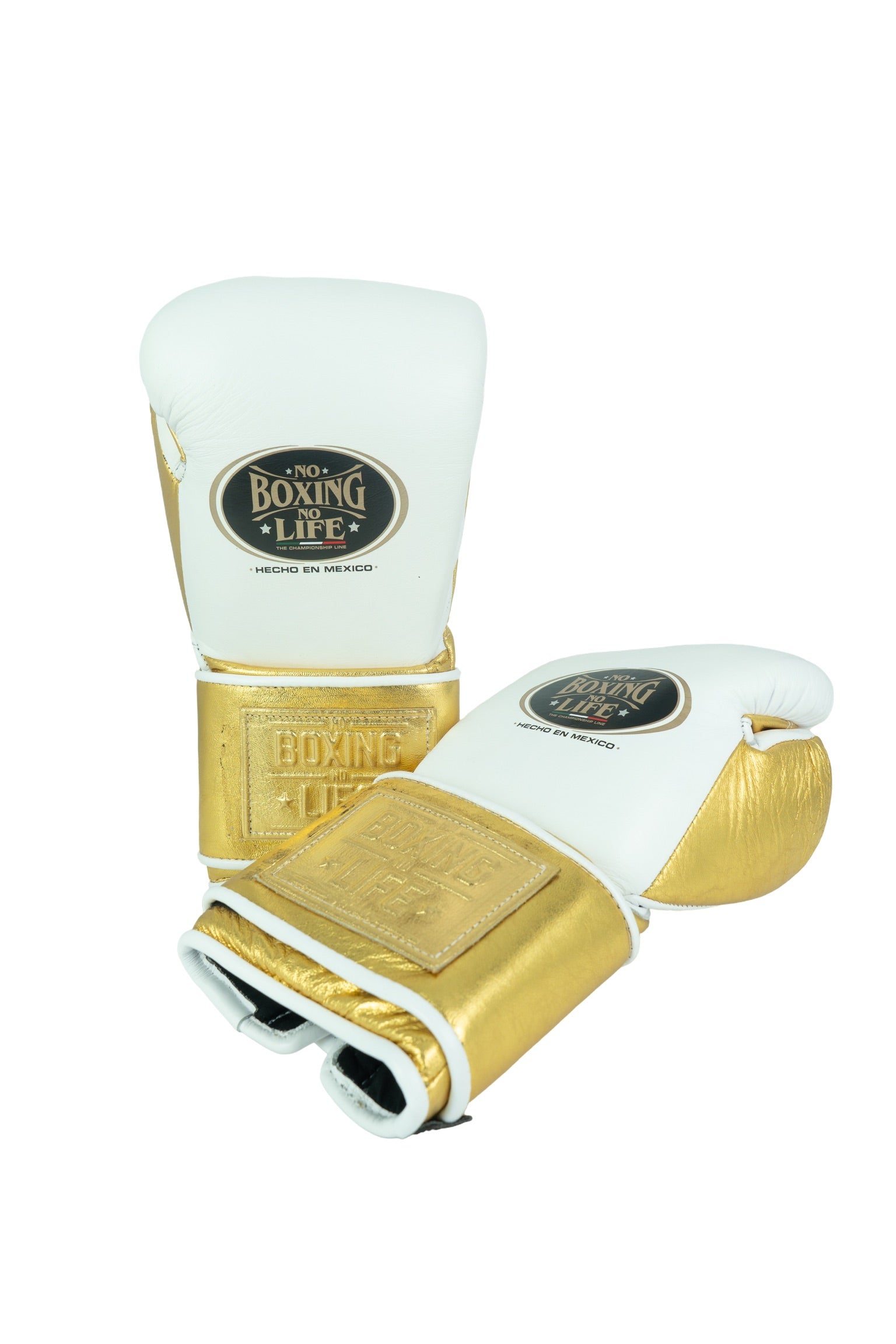 Customizable White and Gold No Boxing No Life Boxing Gloves, No Boxing No Life Lace Up Boxing Gloves, Christmas Gift for Men's and Women's, Thanksgiving Gifts for Him and Her
