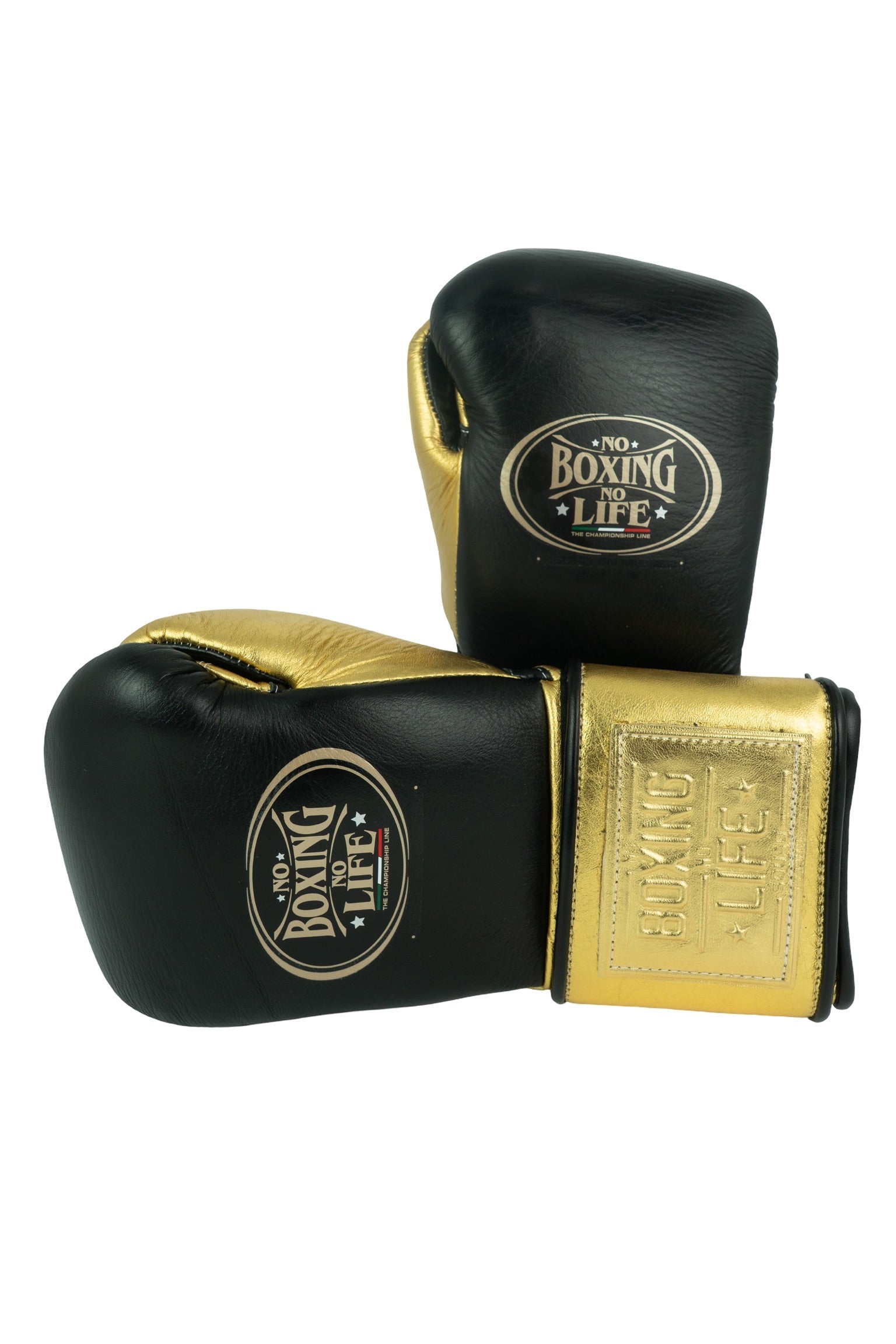 Customizable Black and Gold No Boxing No Life Boxing Gloves, No Boxing No Life Lace Up Boxing Gloves, Christmas Gift for Men's and Women's, Thanksgiving Gifts for Him and Her