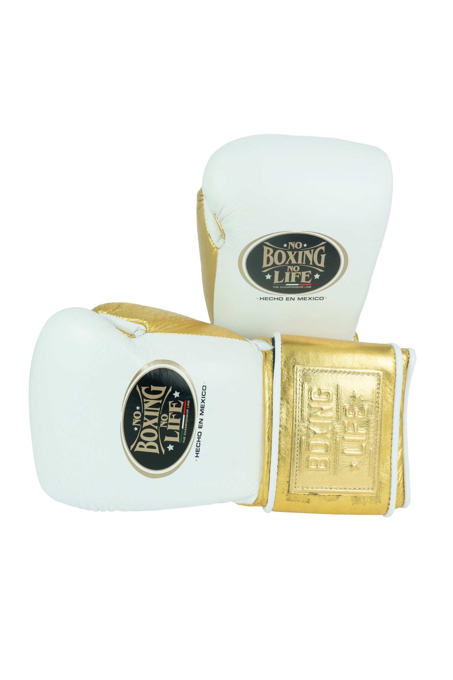 Customizable White and Gold No Boxing No Life Boxing Gloves, No Boxing No Life Lace Up Boxing Gloves, Christmas Gift for Men's and Women's, Thanksgiving Gifts for Him and Her