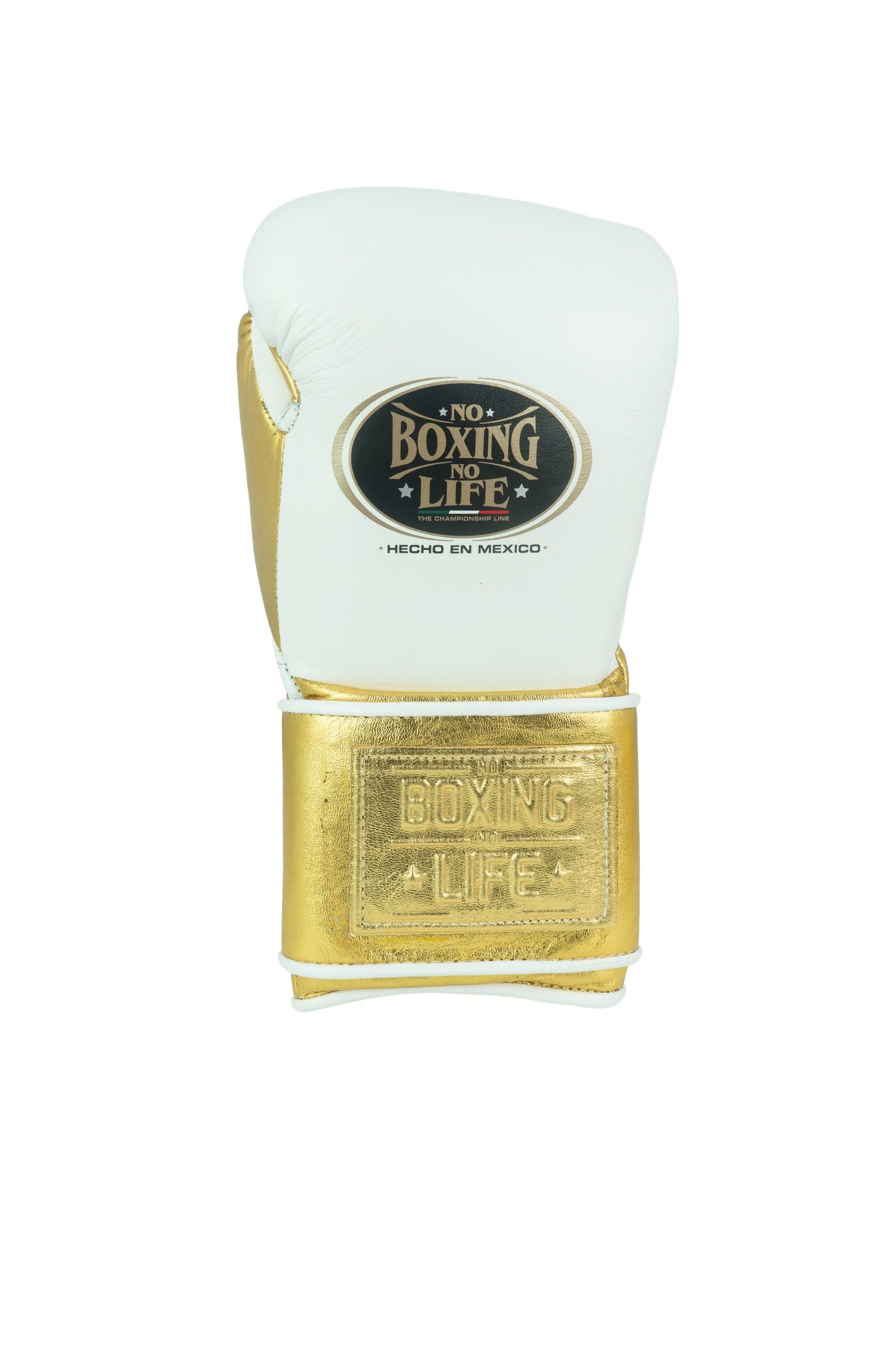 Customizable White and Gold No Boxing No Life Boxing Gloves, No Boxing No Life Lace Up Boxing Gloves, Christmas Gift for Men's and Women's, Thanksgiving Gifts for Him and Her