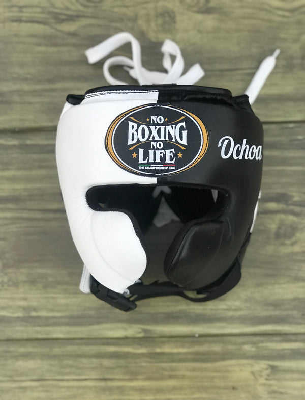 Customizable Black and White No Boxing No Life Boxing Sets With Cheeks Head Guard