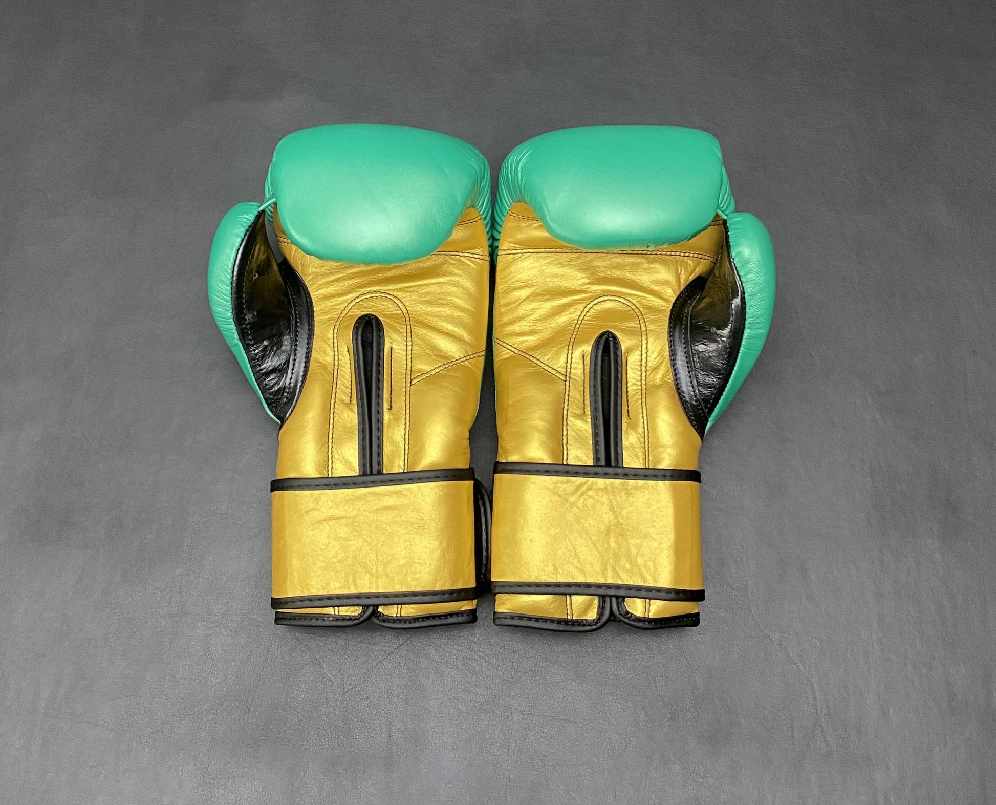 Customizable Green and Gold Cleto Reyes Boxing Gloves, Cleto Reyes Velcro Boxing Gloves, Christmas Gift for Men's and Women's, Thanksgiving Gifts for Him and Her
