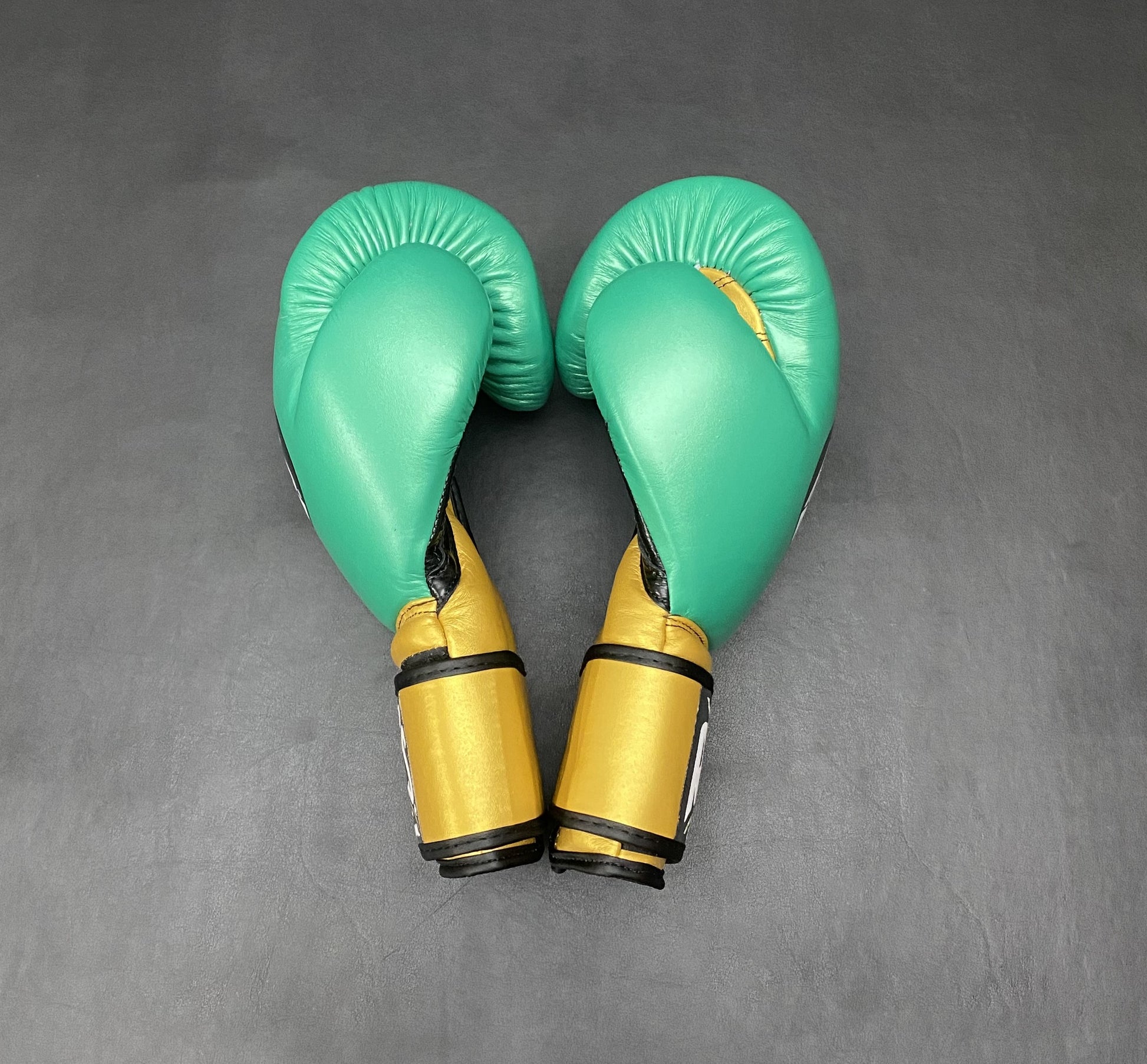Customizable Green and Gold Cleto Reyes Boxing Gloves, Cleto Reyes Velcro Boxing Gloves, Christmas Gift for Men's and Women's, Thanksgiving Gifts for Him and Her