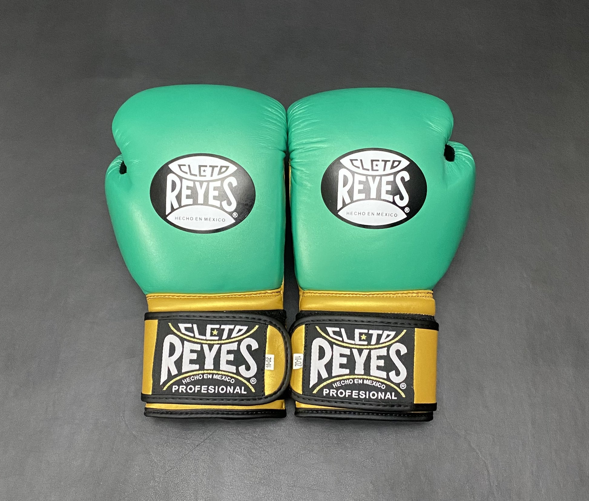 Customizable Green and Gold Cleto Reyes Boxing Gloves, Cleto Reyes Velcro Boxing Gloves, Christmas Gift for Men's and Women's, Thanksgiving Gifts for Him and Her