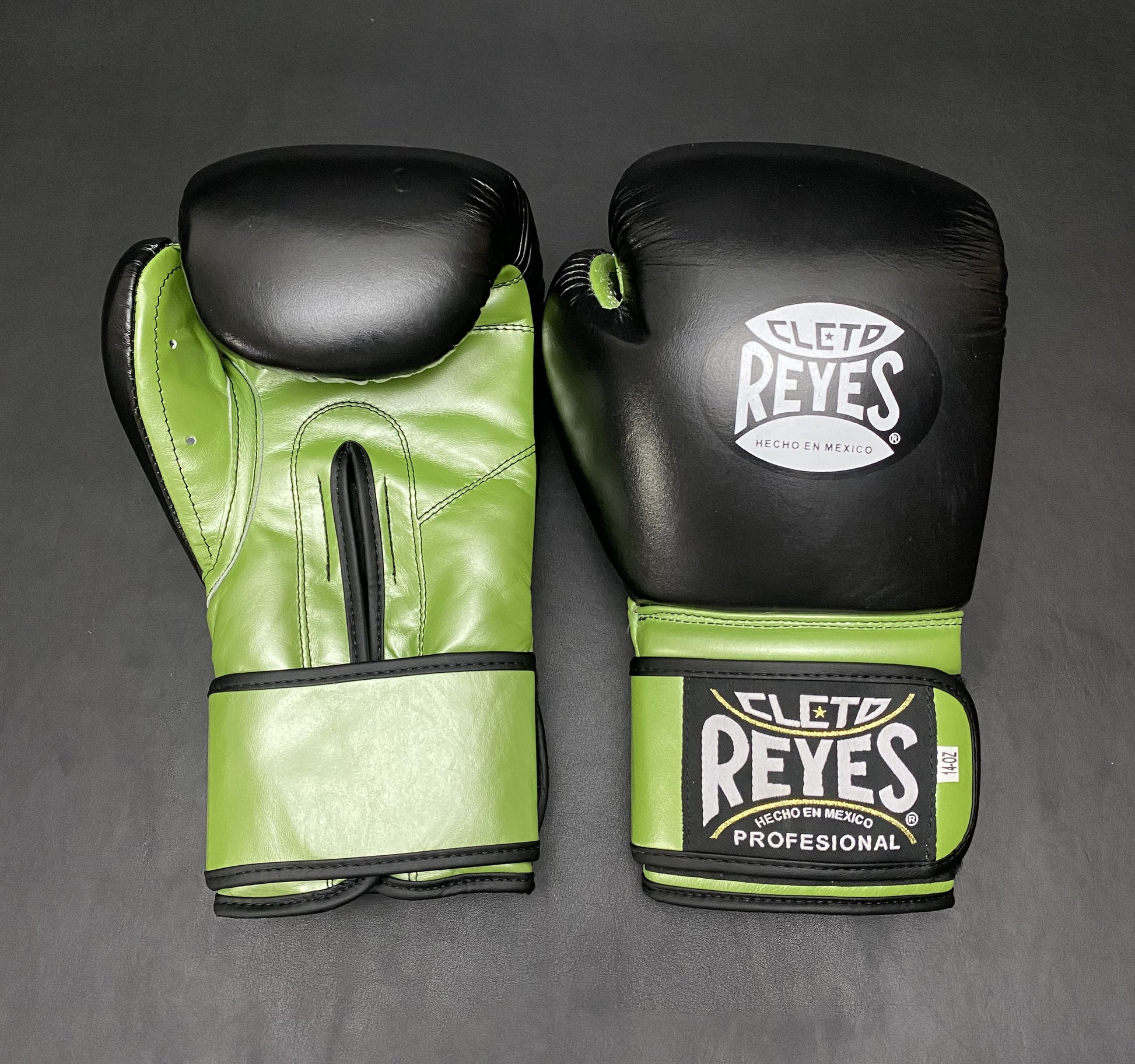 Customizable Black and Green Cleto Reyes Boxing Gloves, Cleto Reyes Velcro Boxing Gloves, Christmas Gift for Men's and Women's, Thanksgiving Gifts for Him and Her