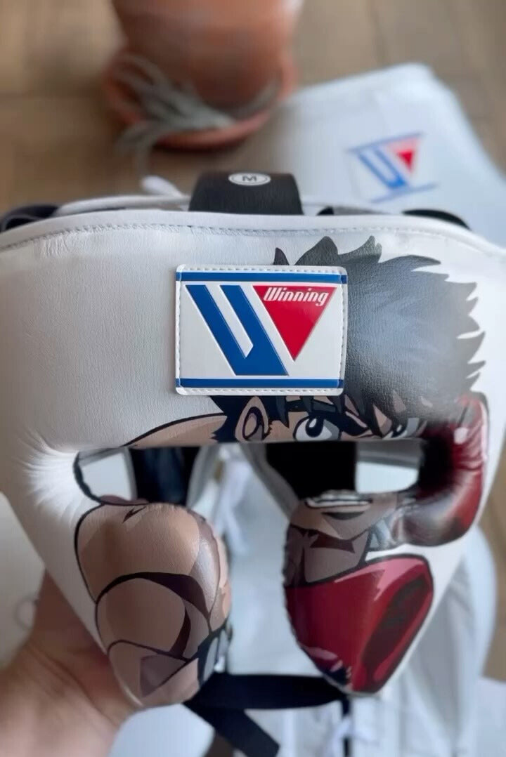Customizable White Winning Boxing Sets With Cheeks Head Guard