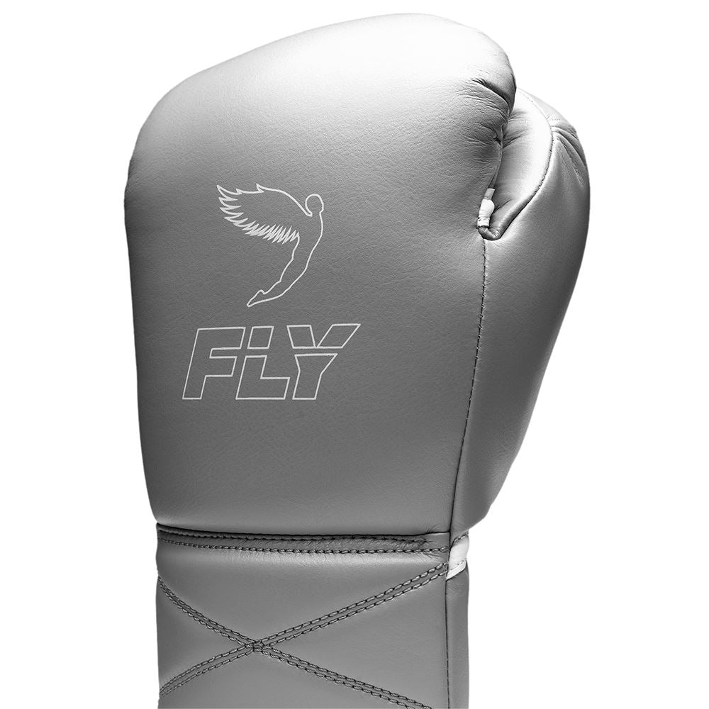 Customizable Grey Fly Boxing Gloves, Fly Lace up Boxing Gloves, Christmas Gift for Men's and Women's, Thanksgiving Gifts for Him and Her