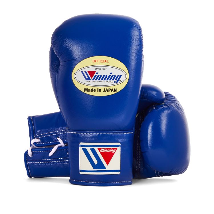Blue Winning Boxing Gloves, Pro Winning Velcro Boxing Gloves, Pro Winning Lace up Boxing Gloves, Christmas Gift for Men's and Women's, Thanksgiving Gifts for Him and Her - Blue`2