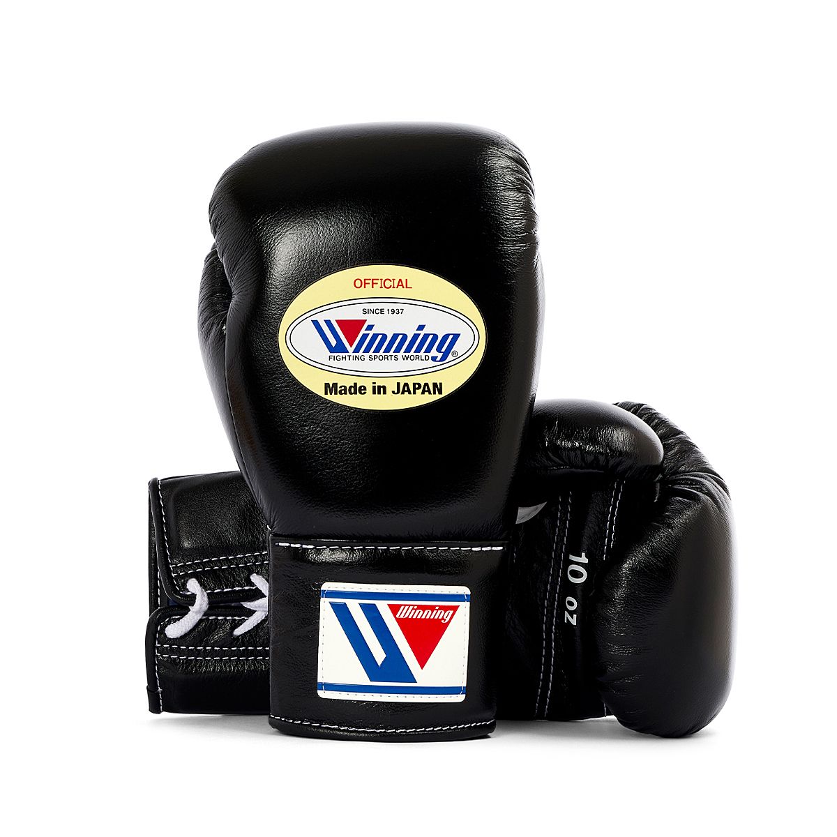 Black Winning Boxing Gloves, Pro Winning Velcro Boxing Gloves, Pro Winning Lace up Boxing Gloves, Christmas Gift for Men's and Women's, Thanksgiving Gifts for Him and Her - Black