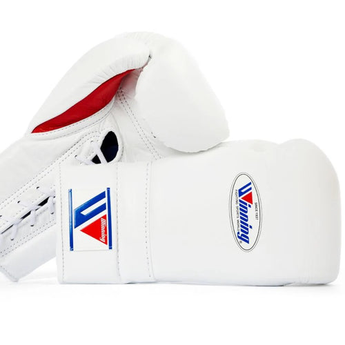 Winning boxing gloves, Boxing gloves, Winning Lace up Boxing Glove, Christmas gift for men's, Thanksgiving gifts for him - White Red