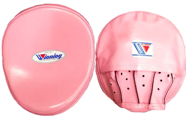 Winning Oval Curved Punch Mitts - Red