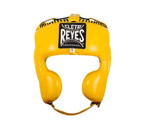 Customizable Yellow Cleto Reyes Boxing Sets With Cheeks Head Guard