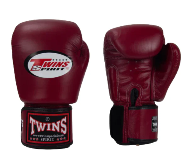 Customizable Maroon Twins Boxing Gloves, Twins Velcro Boxing Gloves, Christmas Gift for Men's and Women's, Thanksgiving Gifts for Him and Her