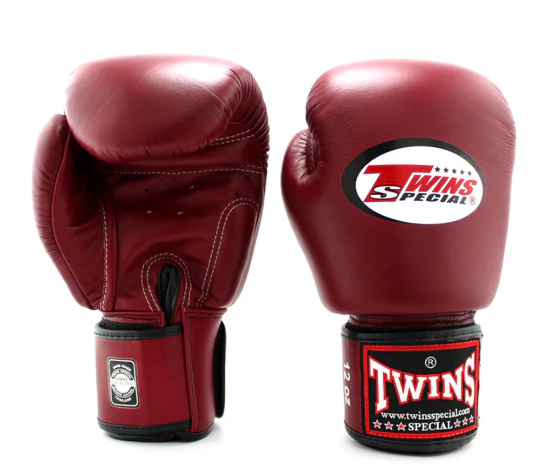 Customizable Maroon Twins Boxing Gloves, Twins Velcro Boxing Gloves, Christmas Gift for Men's and Women's, Thanksgiving Gifts for Him and Her