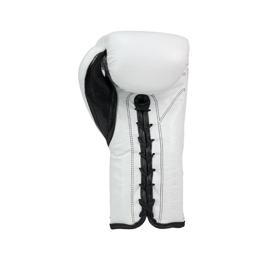 Customizable White Cleto Reyes Boxing Gloves, Cleto Reyes Lace Up Boxing Gloves