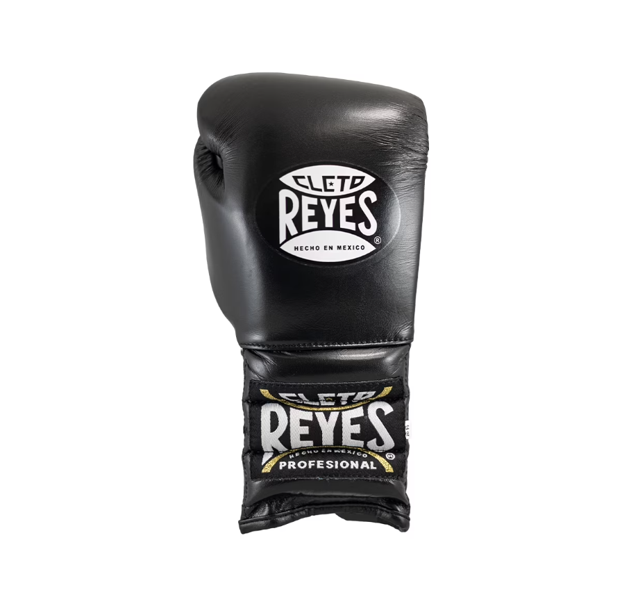 Customizable Black Cleto Reyes Boxing Gloves, Cleto Reyes Lace Up Boxing Gloves