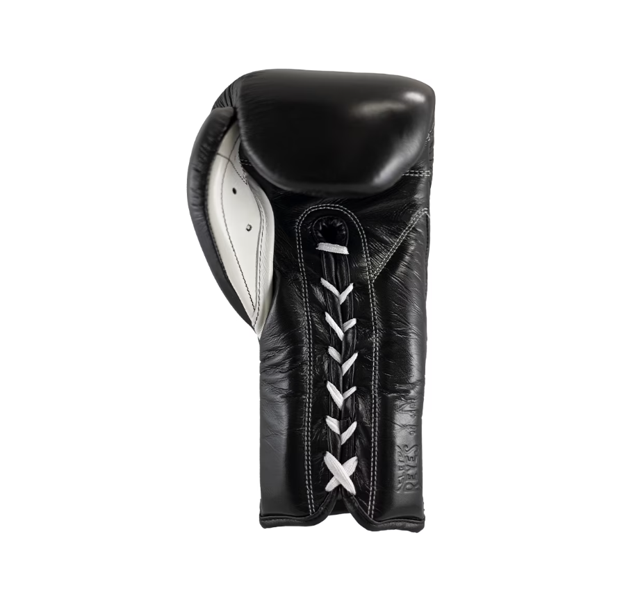 Customizable Black Cleto Reyes Boxing Gloves, Cleto Reyes Lace Up Boxing Gloves