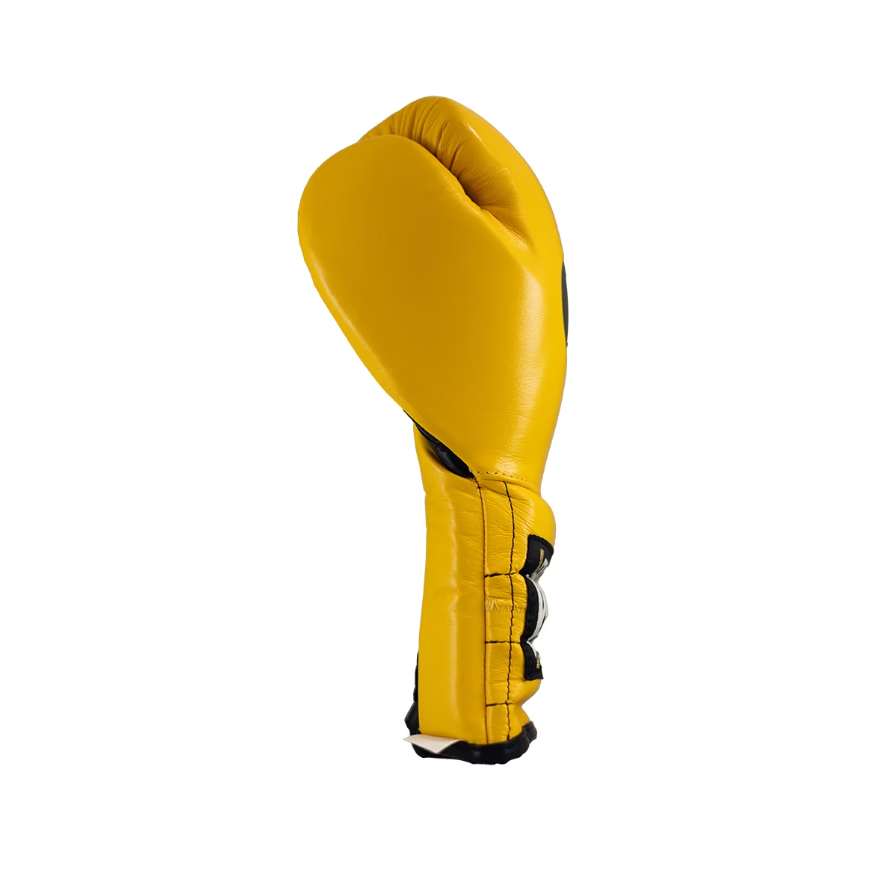Customizable Yellow Cleto Reyes Boxing Gloves, Cleto Reyes Lace Up Boxing Gloves