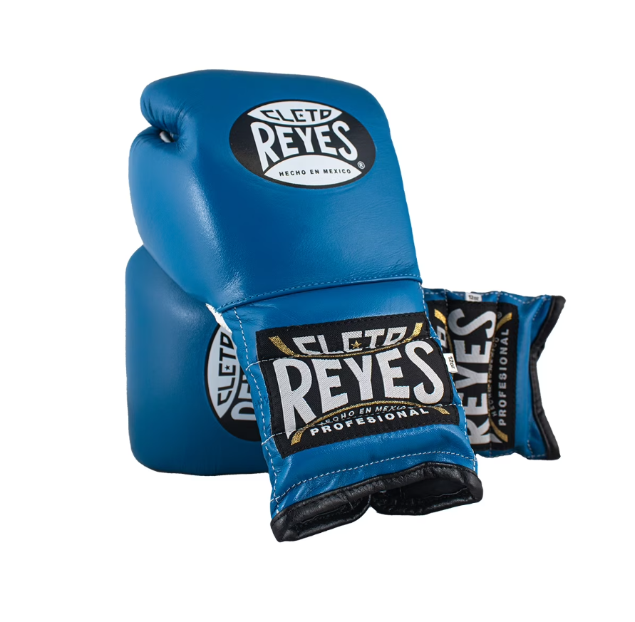 Customizable Blue Cleto Reyes Boxing Gloves, Cleto Reyes Lace Up Boxing Gloves