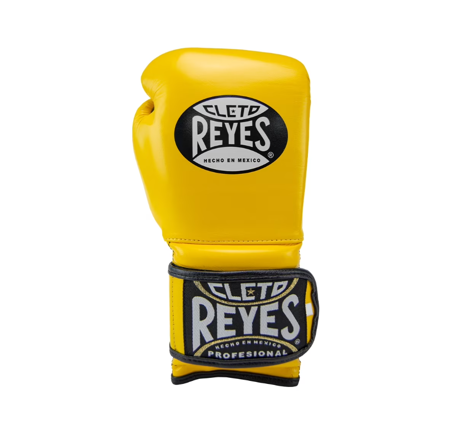 Customizable Yellow Cleto Reyes Boxing Gloves, Cleto Reyes Velcro Boxing Gloves