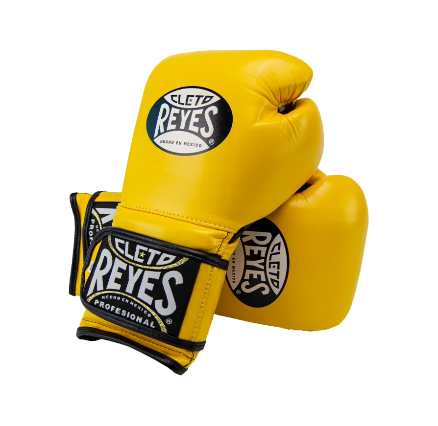 Customizable Yellow Cleto Reyes Boxing Gloves, Cleto Reyes Velcro Boxing Gloves