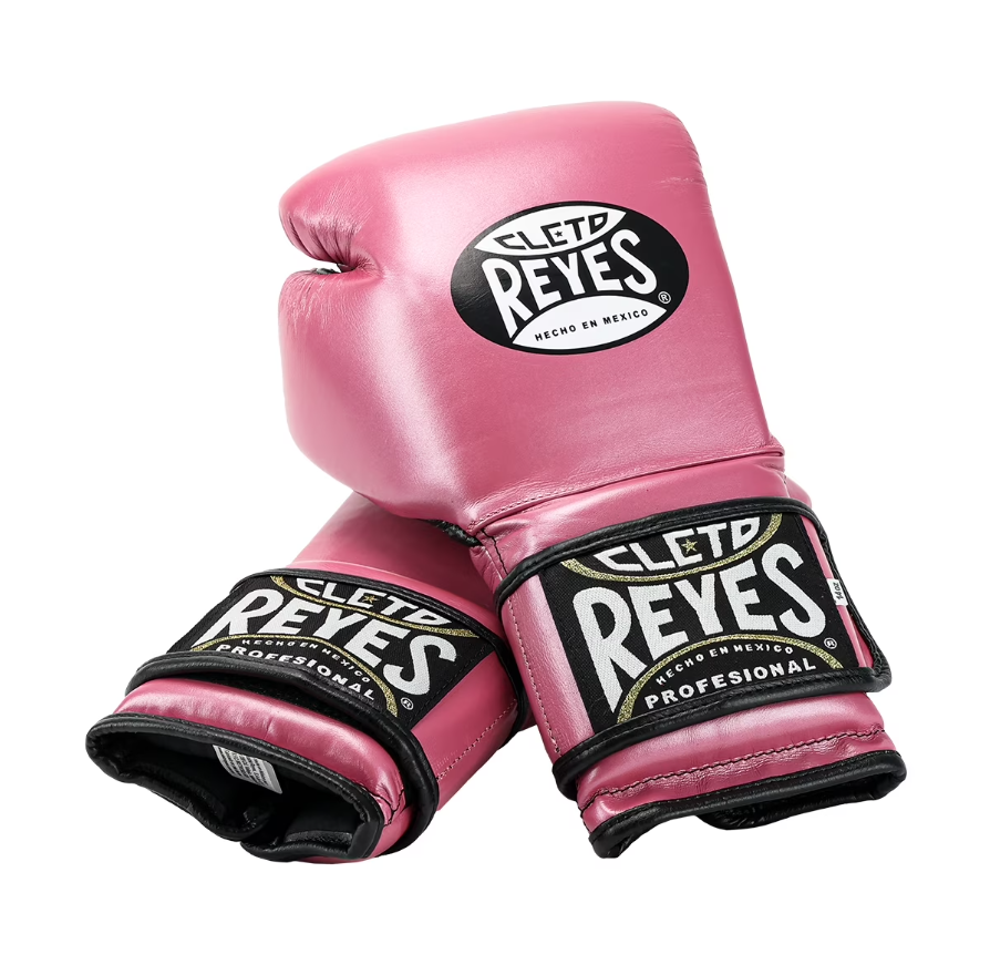 Customizable Pink Cleto Reyes Boxing Gloves, Cleto Reyes Velcro Boxing Gloves