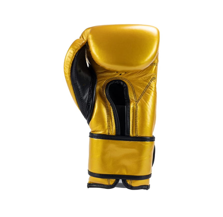 Customizable Gold Cleto Reyes Boxing Gloves, Cleto Reyes Velcro Boxing Gloves