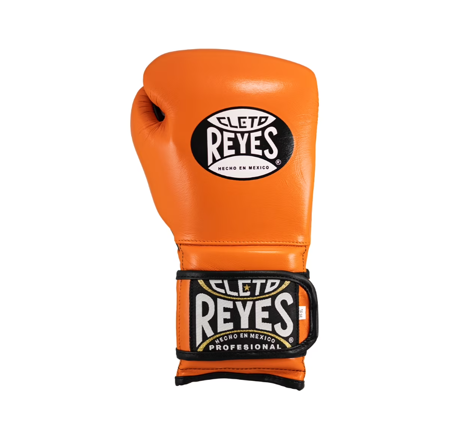 Customizable Orange Cleto Reyes Boxing Gloves, Cleto Reyes Velcro Boxing Gloves
