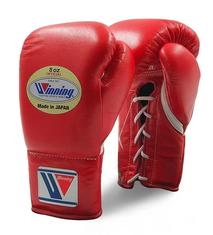 Winning MS Pro Fight Boxing Gloves, Winning Lace up Boxing Gloves