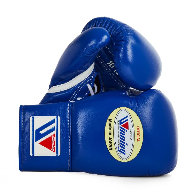 Blue Winning Boxing Gloves, Pro Winning Velcro Boxing Gloves, Pro Winning Lace up Boxing Gloves, Christmas Gift for Men's and Women's, Thanksgiving Gifts for Him and Her - Blue`2