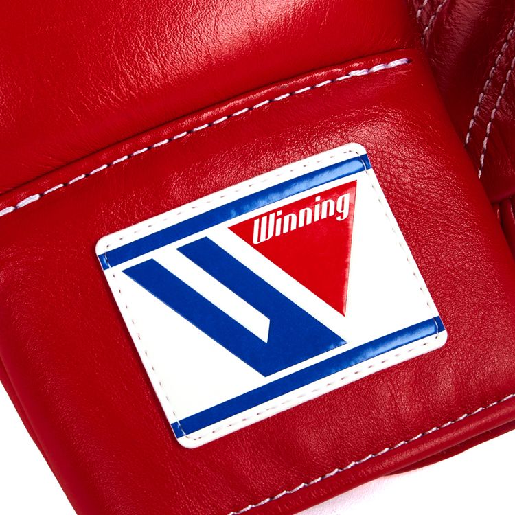 Red Winning Boxing Gloves, Pro Winning Velcro Boxing Gloves, Pro Winning Lace up Boxing Gloves, Christmas Gift for men's and Women's, Thanksgiving Gifts for Him and Her - Red