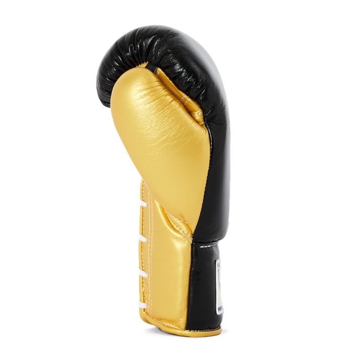 Black & Gold Winning Boxing Gloves, Pro Winning Lace up Boxing Gloves, Christmas Gift for Men's and Women's, Thanksgiving Gifts for Him and Her - Black & Gold