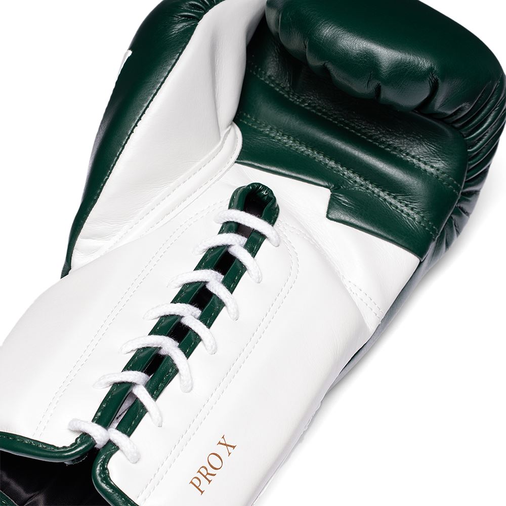 Customizable Green and White Fly Boxing Gloves, Fly Lace up Boxing Gloves, Christmas Gift for Men's and Women's, Thanksgiving Gifts for Him and Her