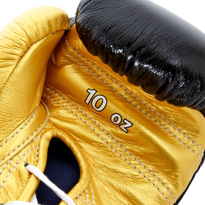 Black & Gold Winning Boxing Gloves, Pro Winning Velcro Boxing Gloves, Pro Winning Lace up Boxing Gloves, Christmas Gift for Men's and Women's, Thanksgiving Gifts for Him and Her - Black & Gold