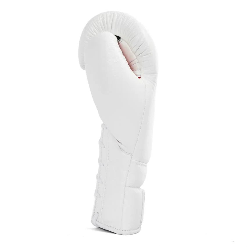 Winning Boxing Gloves, Pro Winning Lace up Boxing Gloves, Christmas Gift for Men's and Women's, Thanksgiving Gifts for Him and Her - White Red
