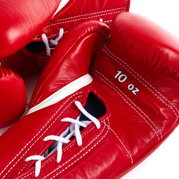 Red Winning Boxing Gloves, Pro Winning Lace up Boxing Gloves, Christmas Gift for men's and Women's, Thanksgiving Gifts for Him and Her - Red