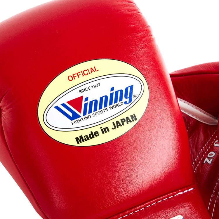 Red Winning Boxing Gloves, Pro Winning Velcro Boxing Gloves, Pro Winning Lace up Boxing Gloves, Christmas Gift for men's and Women's, Thanksgiving Gifts for Him and Her - Red