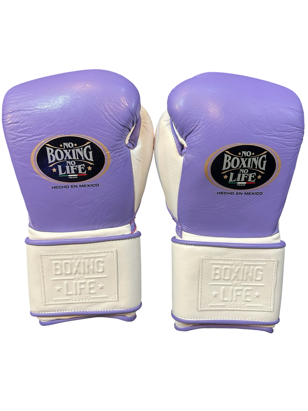 Customizable Lila and White No Boxing No Life Boxing Gloves, No Boxing No Life Lace Up Boxing Gloves, Christmas Gift for Men's and Women's, Thanksgiving Gifts for Him and Her