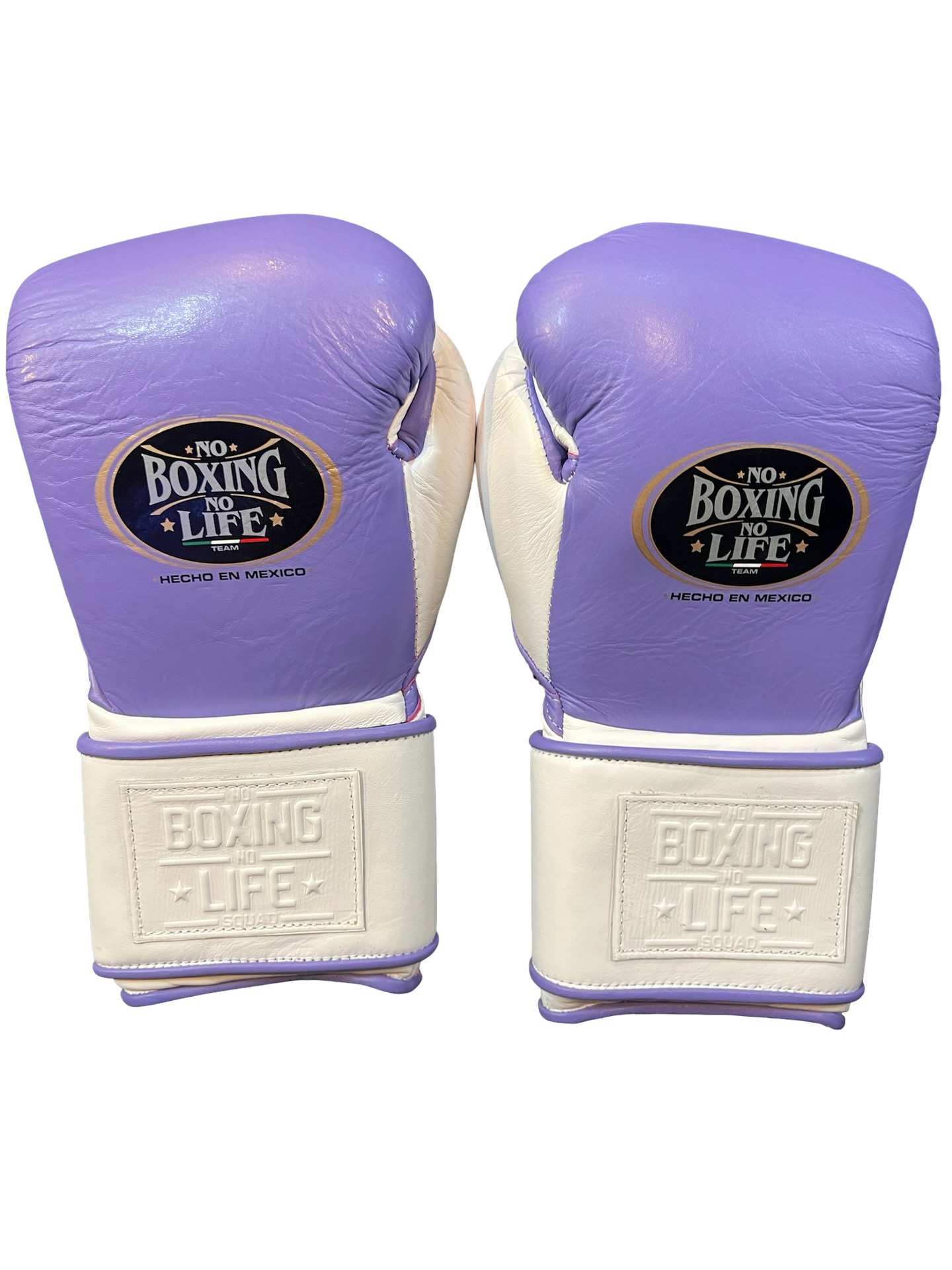 Customizable Lila and White No Boxing No Life Boxing Gloves, No Boxing No Life Lace Up Boxing Gloves, Christmas Gift for Men's and Women's, Thanksgiving Gifts for Him and Her