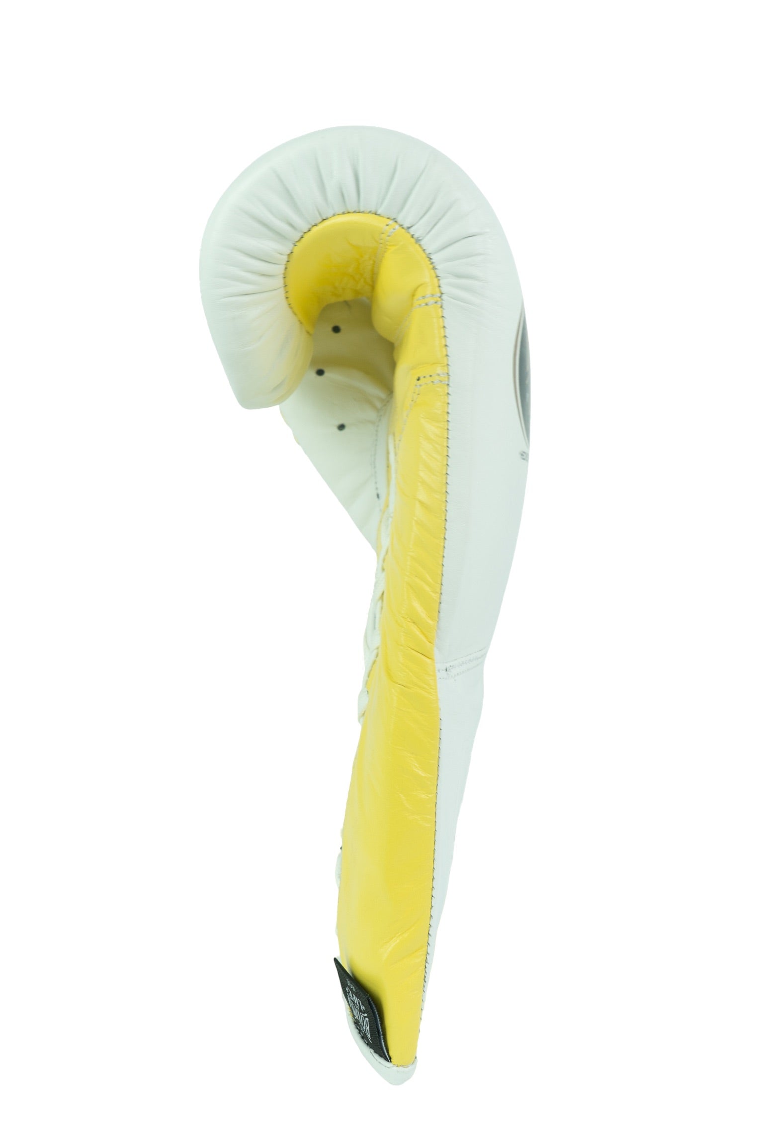 Customizable White and Yellow No Boxing No Life Boxing Gloves, No Boxing No Life Lace Up Boxing Gloves, Christmas Gift for Men's and Women's, Thanksgiving Gifts for Him and Her