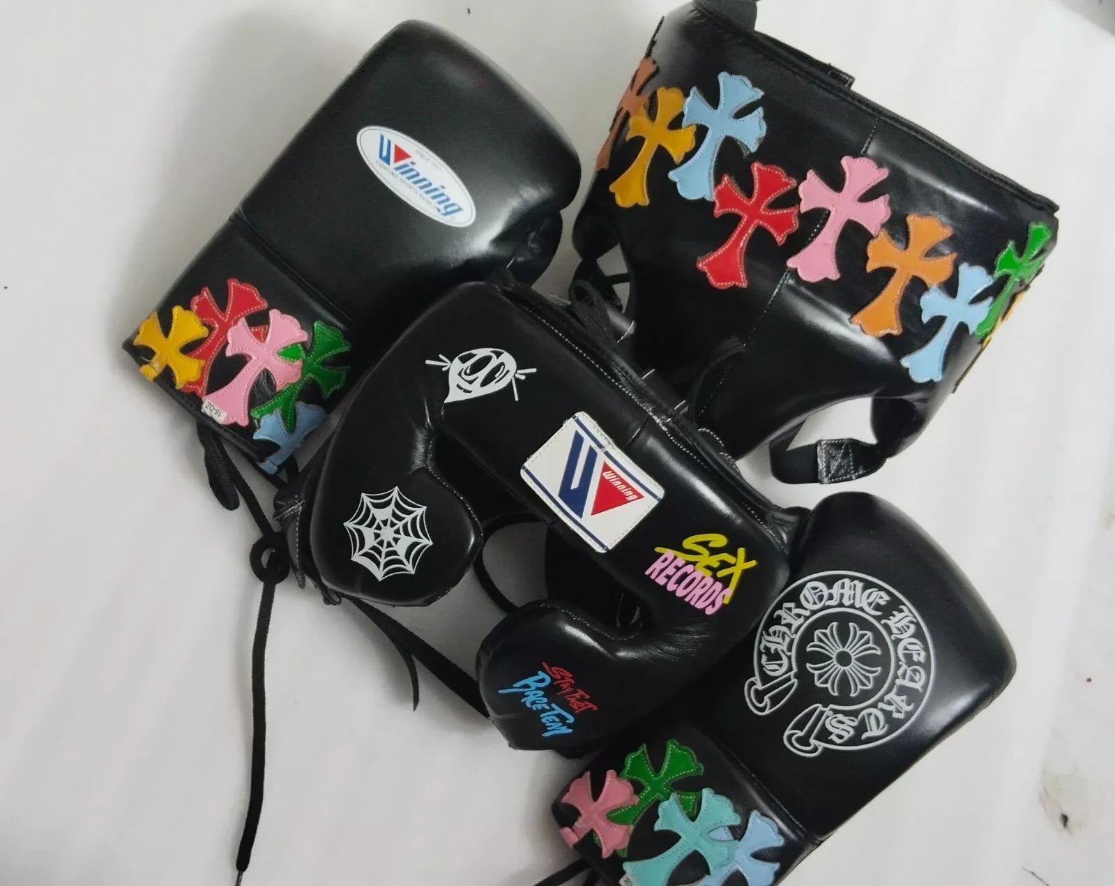 Customizable Boxing Set Chrome Hearts Winning Boxing Sets, Winning Head and Groin