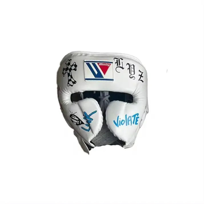 Customizable White Boxing Set Chrome Hearts Winning Boxing Sets, Winning Head and Groin