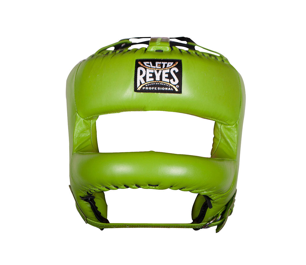 Customizable Green Cleto Reyes Boxing Sets Full Face Head Guard and Groin Protector
