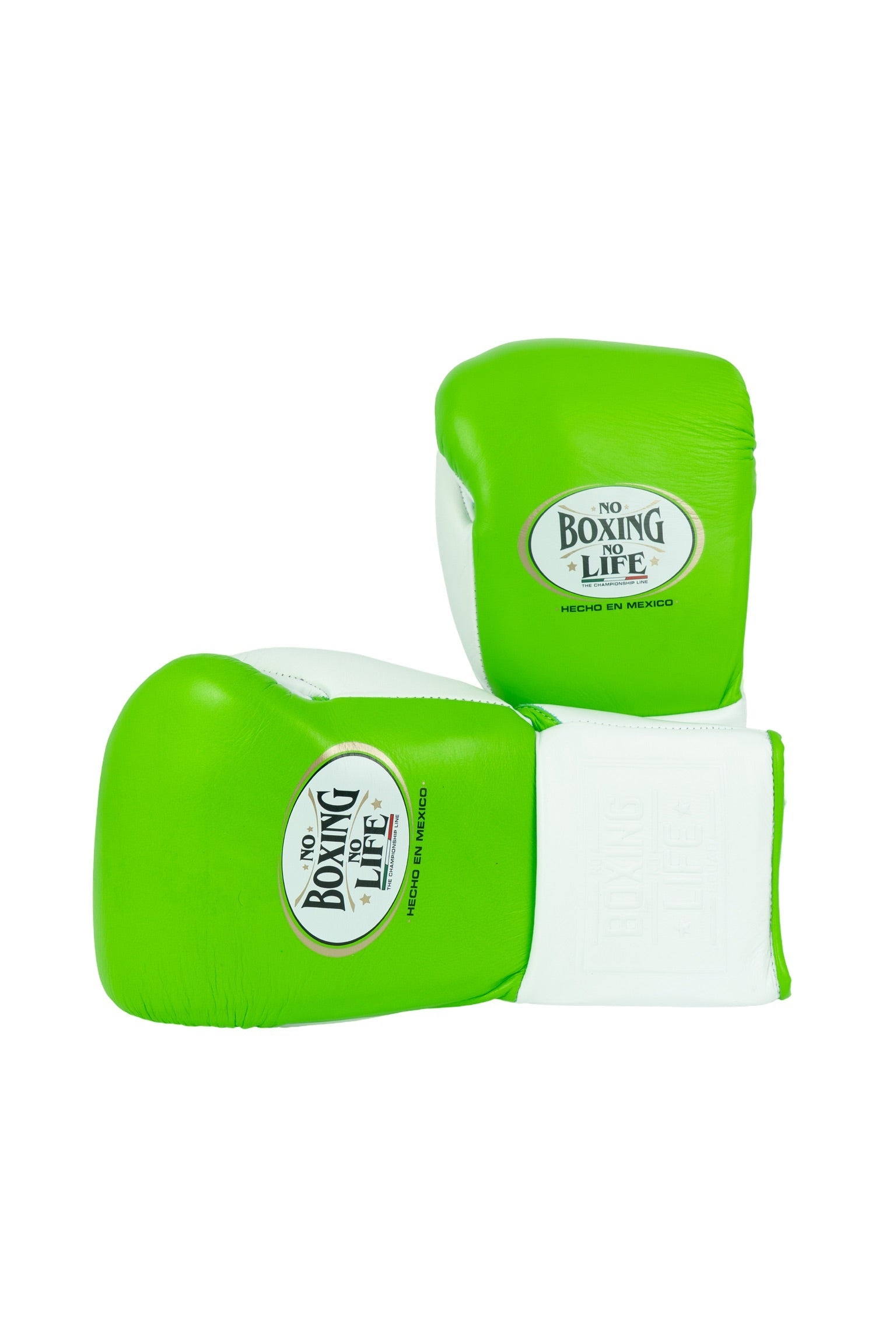Customizable Apple Green and White No Boxing No Life Boxing Gloves, No Boxing No Life Lace Up Boxing Gloves, Christmas Gift for Men's and Women's, Thanksgiving Gifts for Him and Her