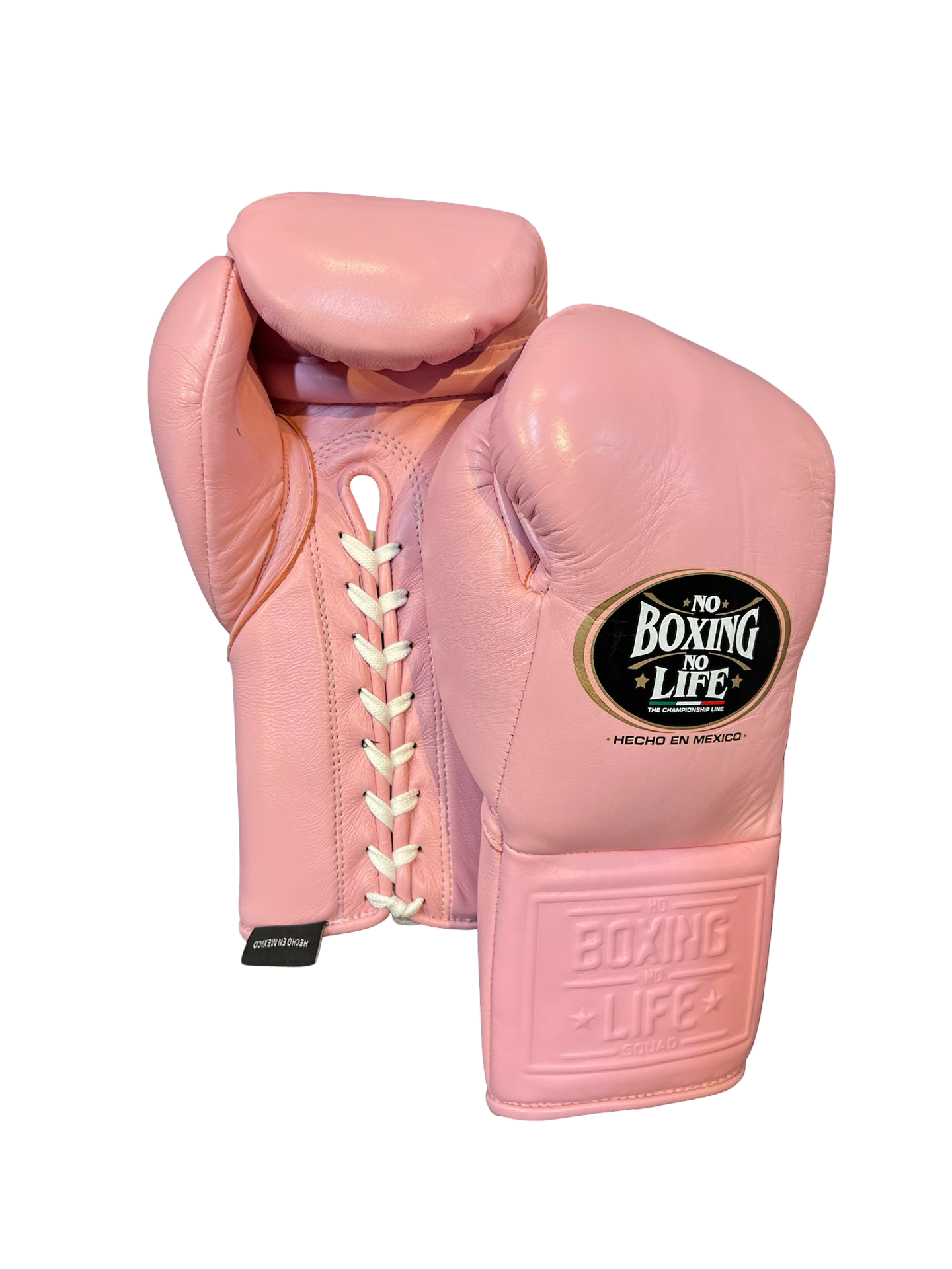 Customizable Pink No Boxing No Life Boxing Gloves, No Boxing No Life Lace Up Boxing Gloves, Christmas Gift for Men's and Women's, Thanksgiving Gifts for Him and Her