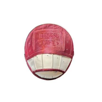 No Boxing No Life Precision Mitts - Metallic Pink/ White