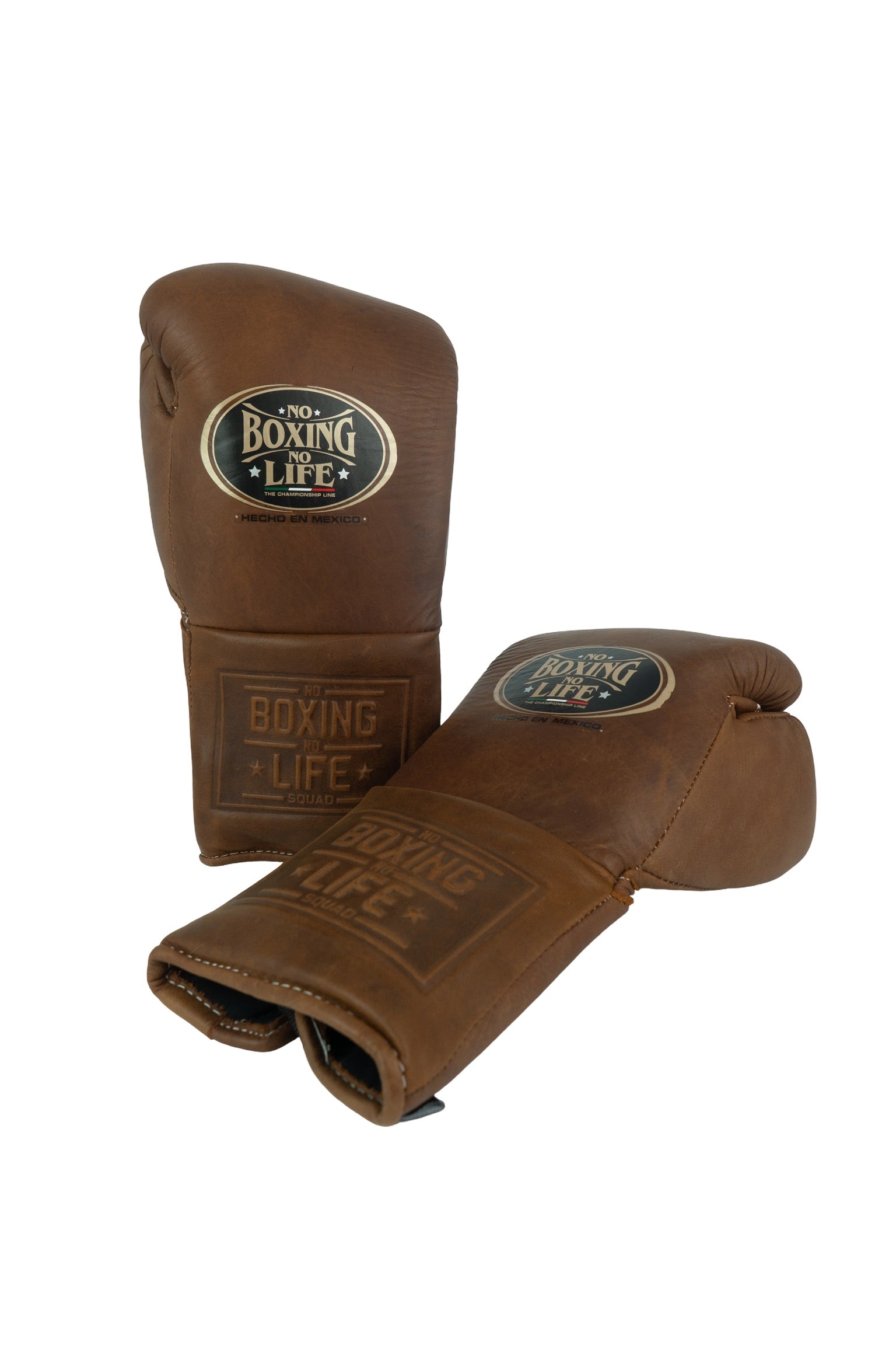 Customizable Brown No Boxing No Life Boxing Gloves, No Boxing No Life Lace Up Boxing Gloves, Christmas Gift for Men's and Women's, Thanksgiving Gifts for Him and Her