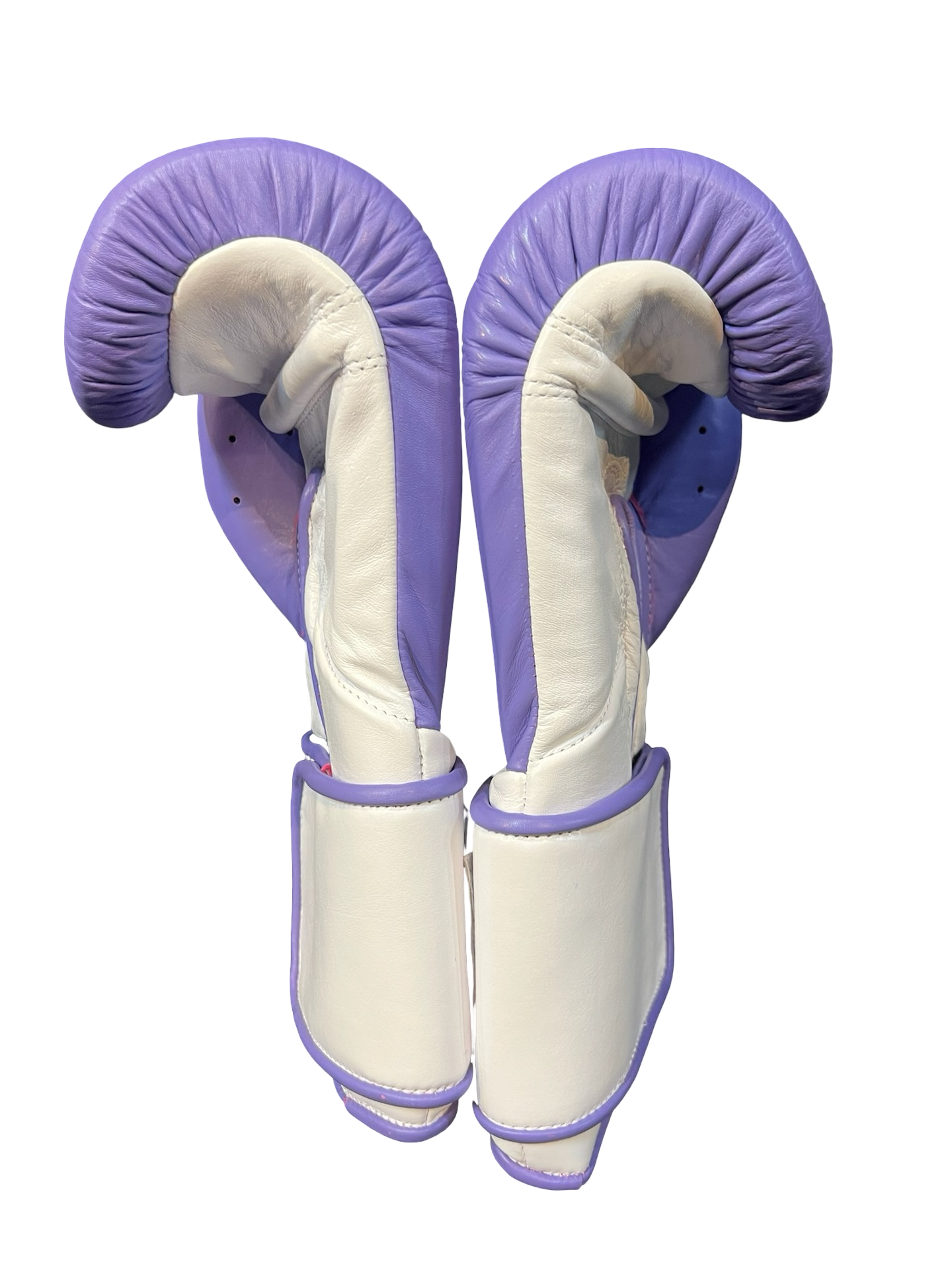 Customizable Lila and White No Boxing No Life Boxing Gloves, No Boxing No Life Lace Up Boxing Gloves, Christmas Gift for Men's and Women's, Thanksgiving Gifts for Him and Her