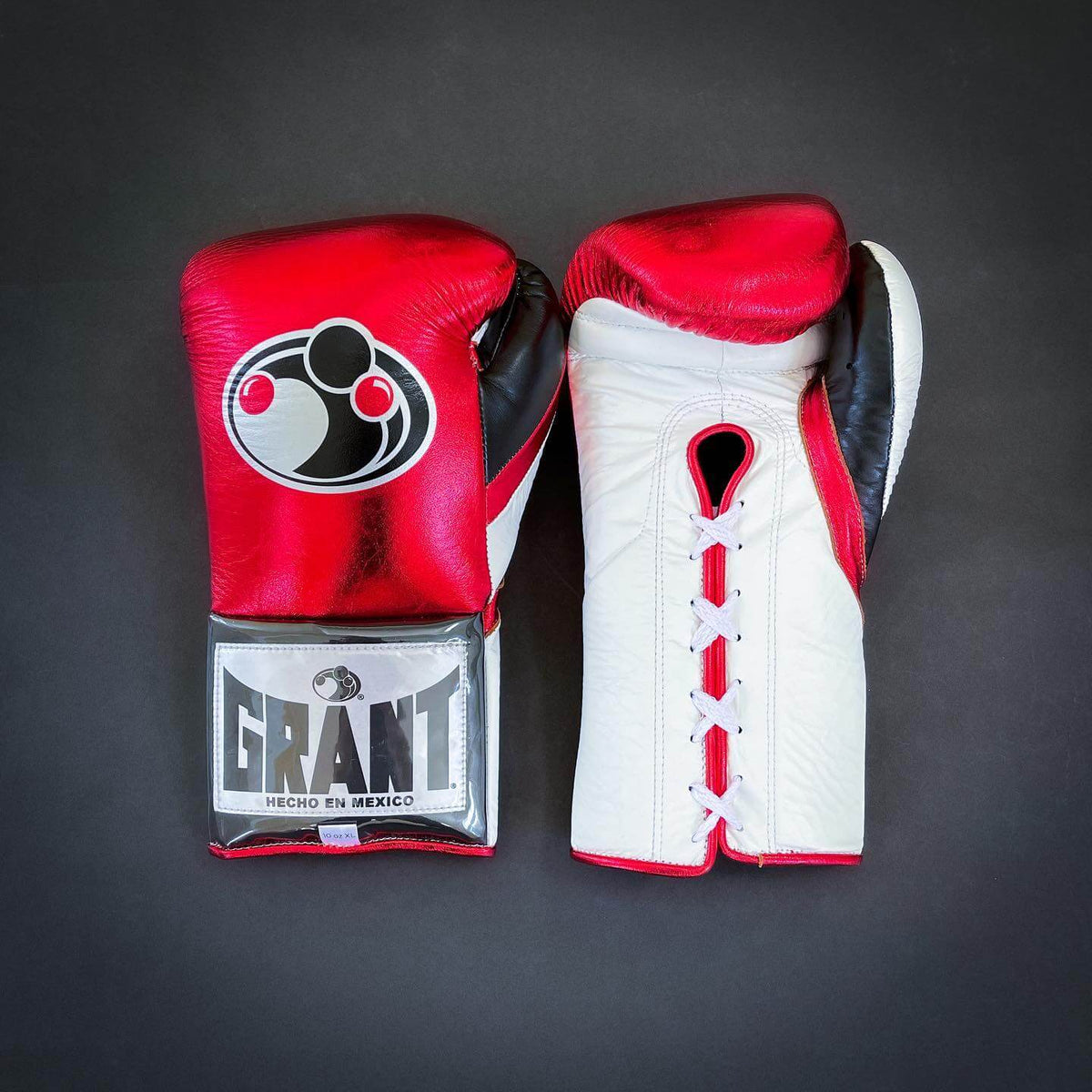 Customizable Grant Boxing Gloves Red/White/Black Training